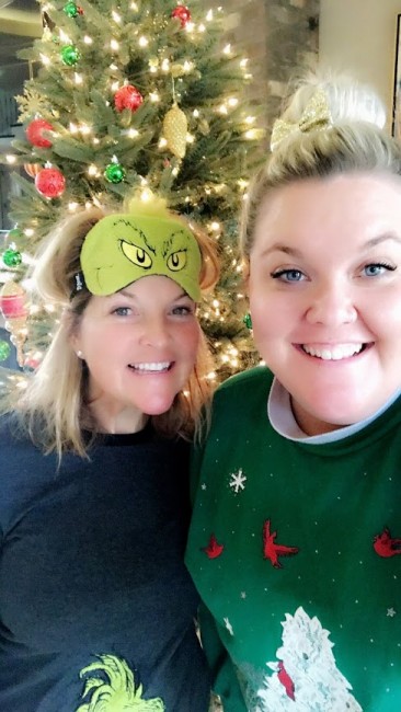 Christmas morning at Alex's mom's house.