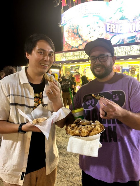 Stephen has a soft spot for all kinds of fair food - funnel cakes, fried oreos, you name it!