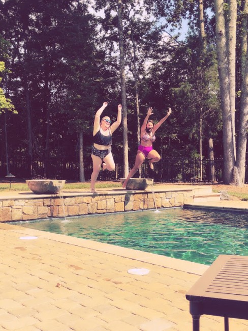 Alex knows she can always count on Carly for a fun, summer day. Luckily, Alex's parents have a pool in their backyard so the fun is never too far away.