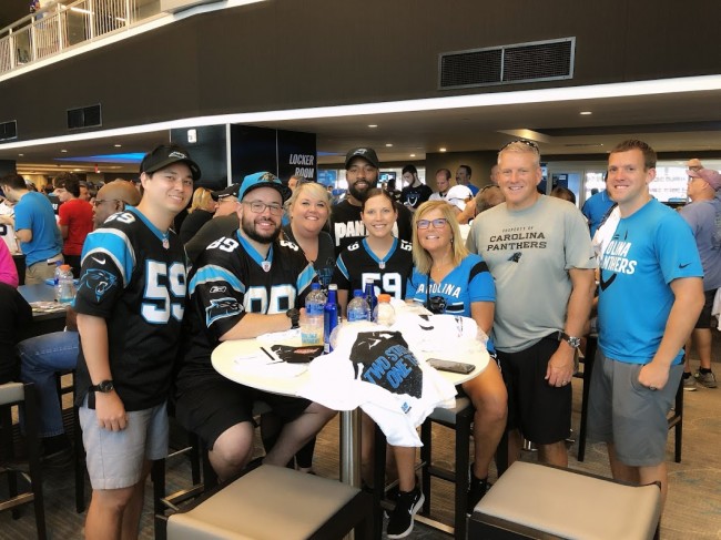 We feel lucky that our family treats our friends like they're a part of our family.