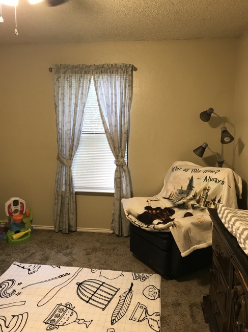 A view of the window and reading area.