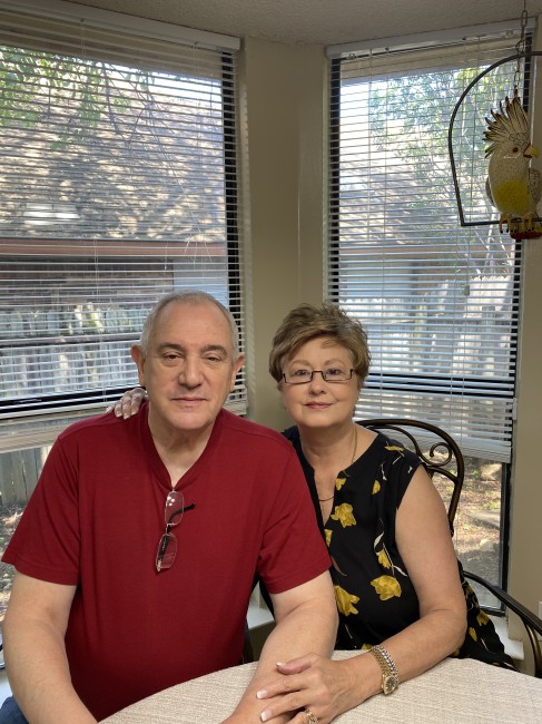 Mimi and Pop Pop came over for lunch with us today!!