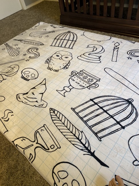 Our Harry Potter themed rug is so soft!