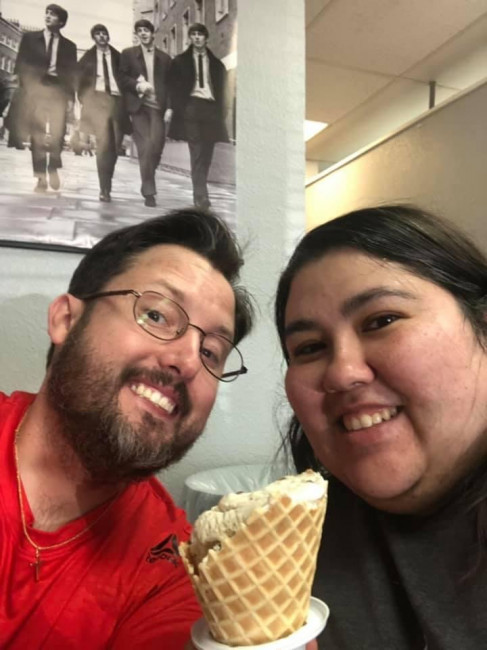 We love date nights at our favorite local ice cream shop!