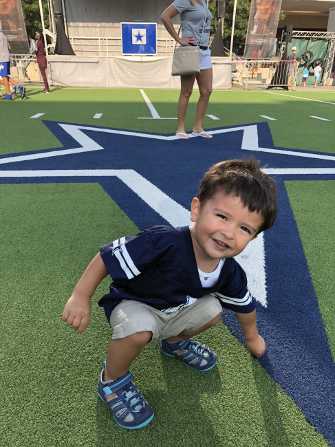 Conner posing with the STAR!