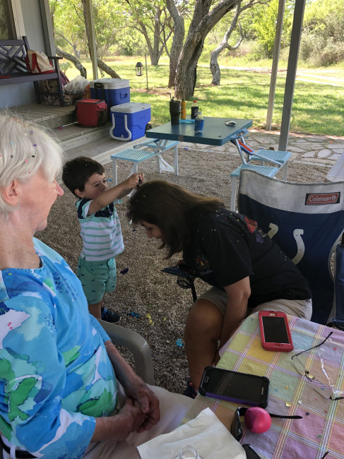 Conner is relentless! Poor Grams gets hit next.