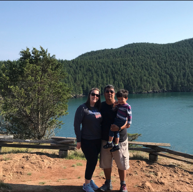 Family photo in Anacortes.