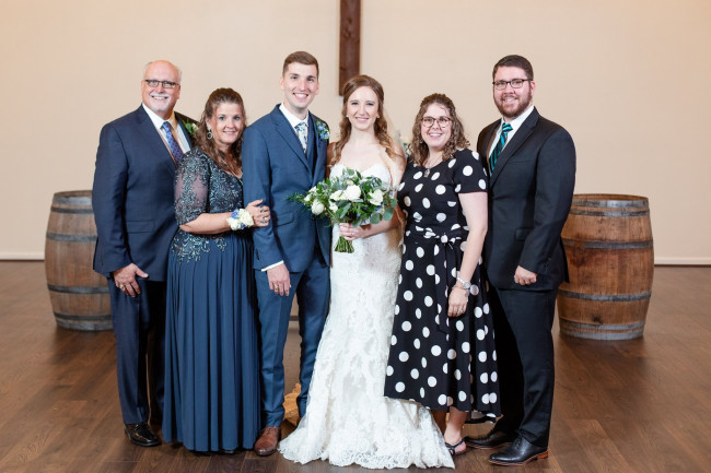 Laurice's side of the family. The grandparents, Lolli and Pops, Uncle Logan and Aunt Emily.