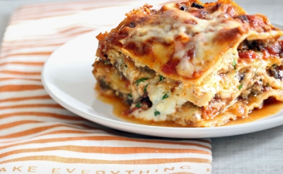 Nathan makes a pretty mean lasagne. He learned the recipe in Italy!