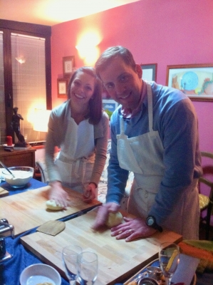 We cook at home, from scratch, most nights. It's an activity that we do as a family, and we feel it brings us closer together.