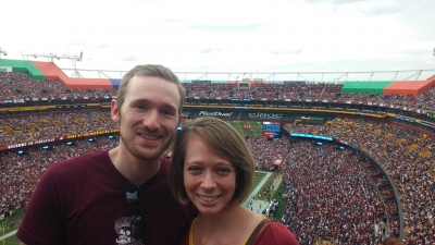 NFL Football – David grew up watching Washington games with his grandfather and is still a diehard fan!