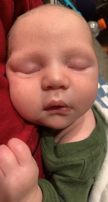 The snuggles are real with so many friends with new borns. AND we love it! Snuggles are the best after a long day of work...or really just anytime.