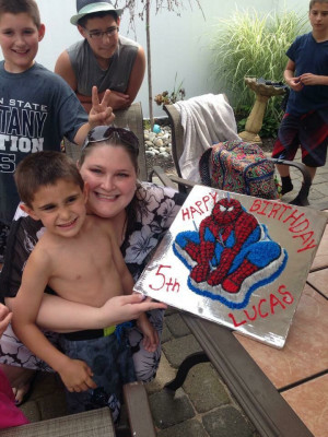 Laura loves to bake and create specialty cakes.