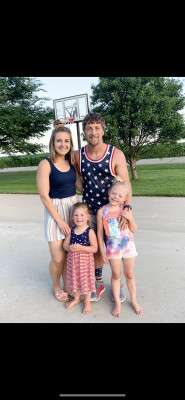 Our favorite holiday of all is the 4th of July. We always throw Jada’s birthday party on this day with a bounce house, fireworks, friends and family!