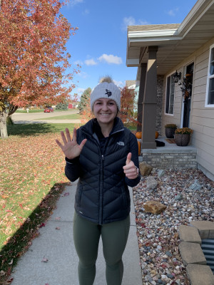 I love to run! This was my longest run in October in honor of Infertility and Pregnancy loss awareness month. Six miles in honor of our six babies lost to miscarriage.