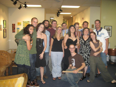 Jay's family and his cousins at their family art show!